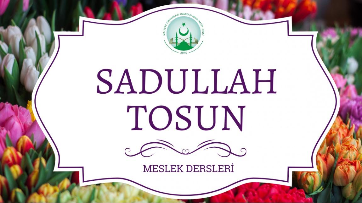 Sadullah TOSUN - Meslek Dersleri 