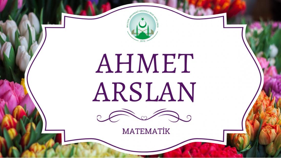 Ahmet ARSLAN - Matematik
