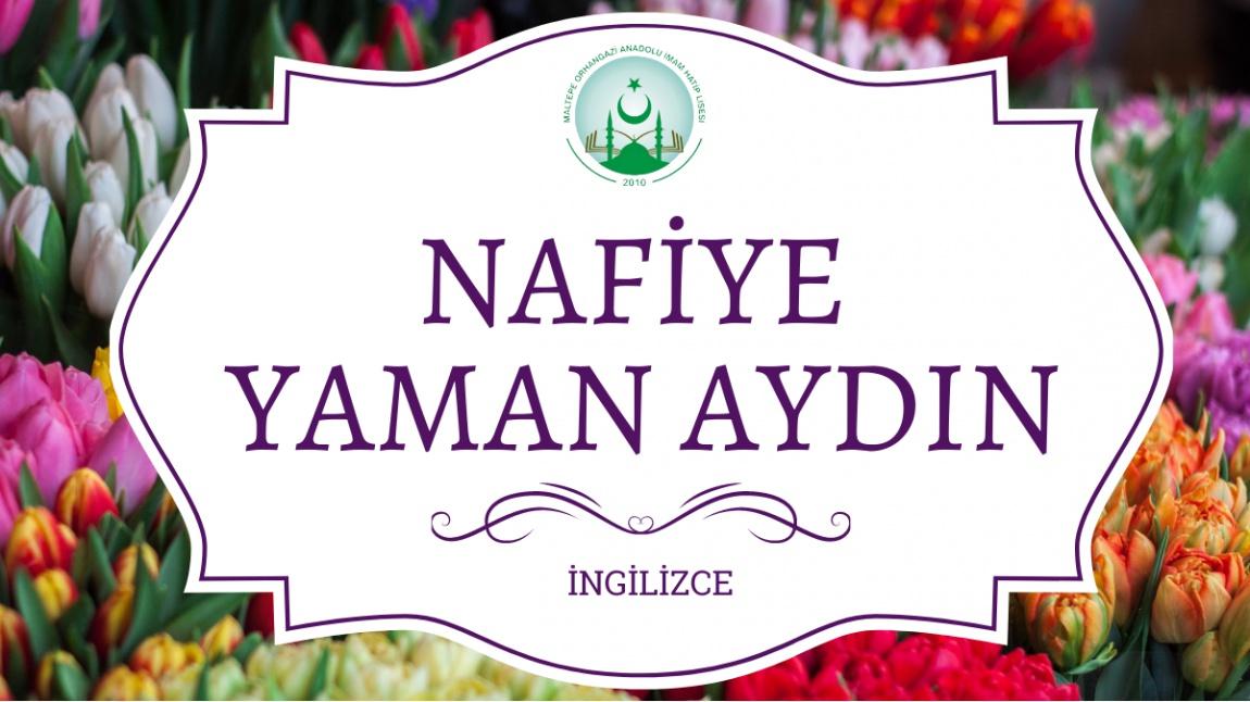 Nafiye YAMAN AYDIN - İngilizce